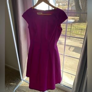 Purple dressbarn dress size 8 knee length